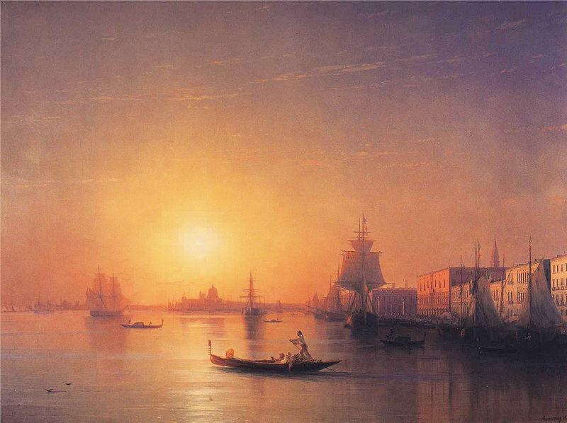 Ivan Aivazovsky Venice France oil painting art
